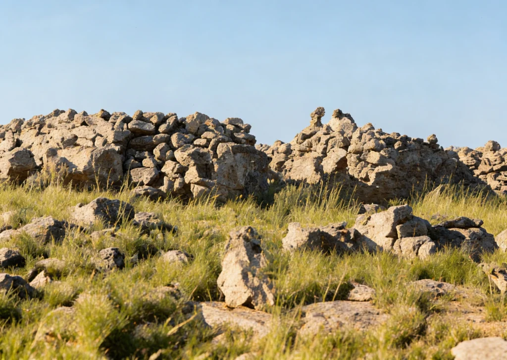 Die Klipfort te Klein Losberg (plaas Rhenosterfontein) soos dit in die 1980's deur mnr. Barend Vermaas herstel is.
